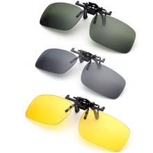 Load image into Gallery viewer, Clip On Sunglasses Driving Night Vision Lens Sun Glasses Male Anti-UVA
