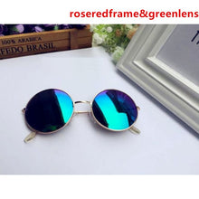 Load image into Gallery viewer, Retro Round Sunglasses Women Sun Glasses Lens Alloy Sunglasses