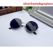 Load image into Gallery viewer, Retro Round Sunglasses Women Sun Glasses Lens Alloy Sunglasses